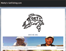 Tablet Screenshot of matitysgetfishing.com
